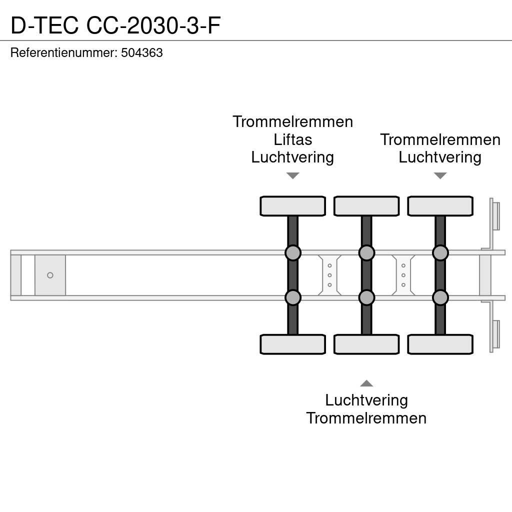 D-tec CC-2030-3-F Полуприцепы-Контейнеровозы