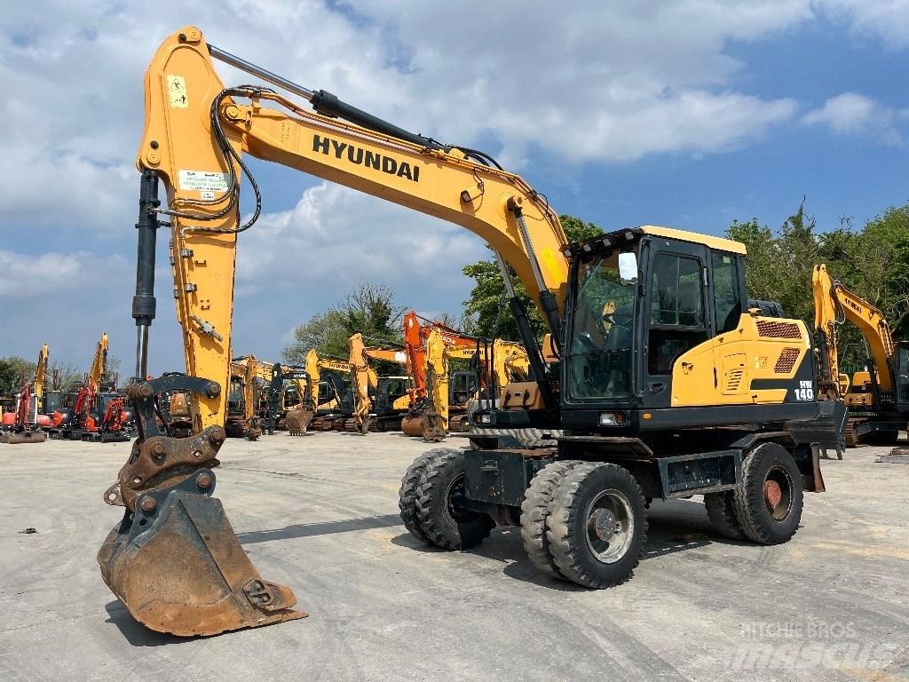 Hyundai HW140 Колёсные экскаваторы