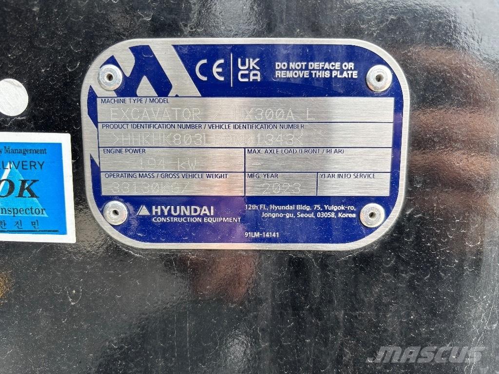 Hyundai HX300A L Гусеничные экскаваторы