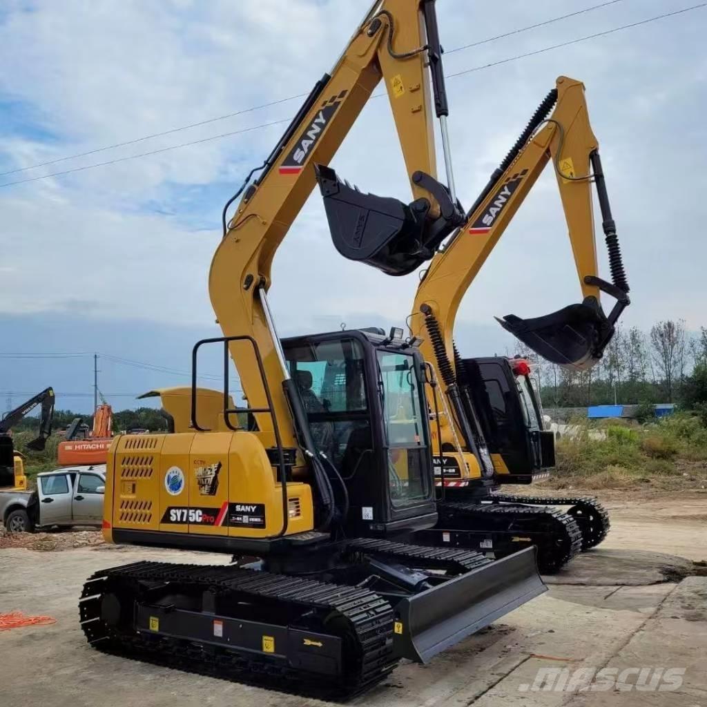 Sany SY75C Малые экскаваторы 7т-12т