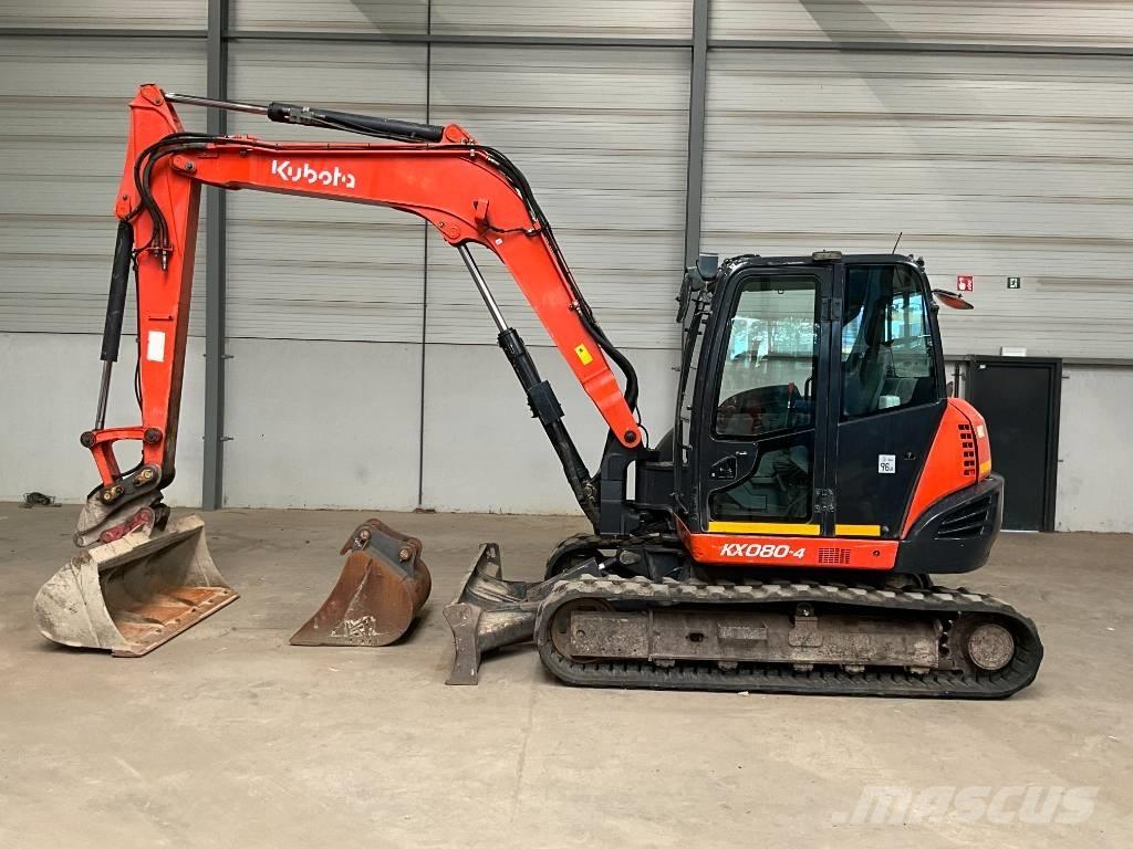 Kubota KX 080-4 Малые экскаваторы 7т-12т