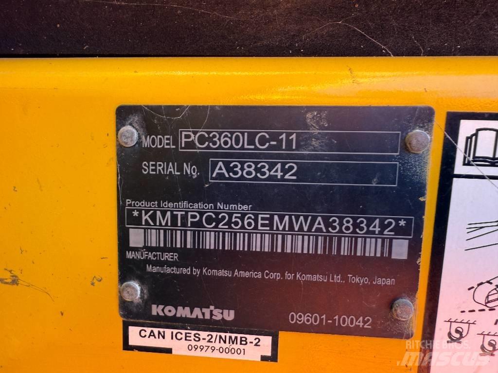 Komatsu PC360LC-11 Гусеничные экскаваторы