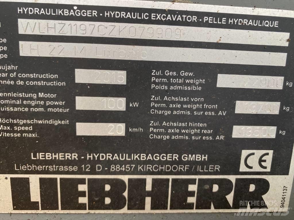 Liebherr LH 22 M Перегружатели металлолома/промышленные погрузчики