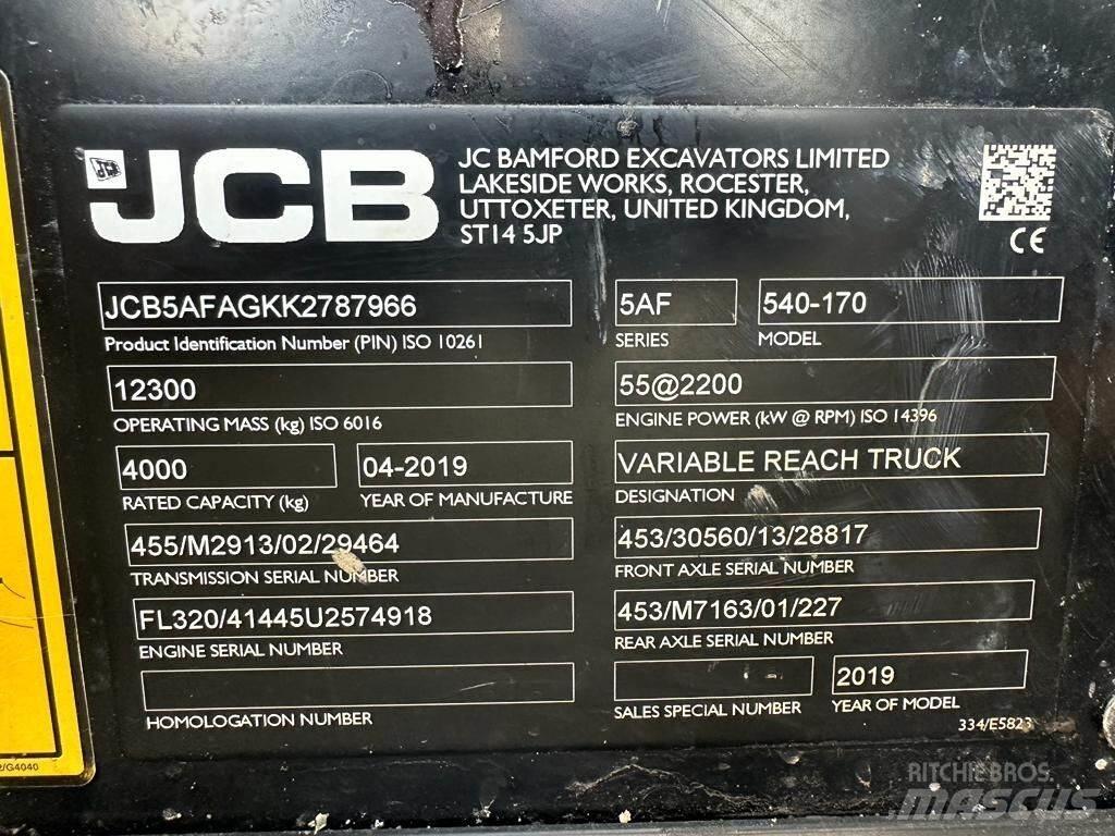 JCB 540-170 Телескопические погрузчики