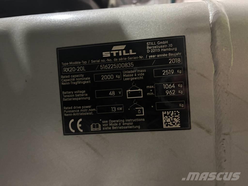 Still RX 20-20 L Электропогрузчики