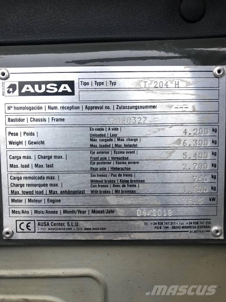 Ausa T 204 H Телескопические погрузчики