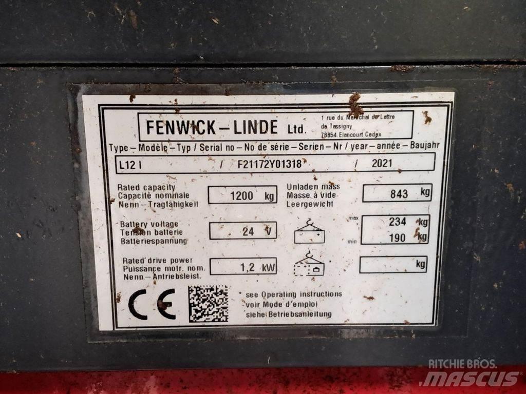 Linde L12I Ручные штабелёры с электроподъёмом