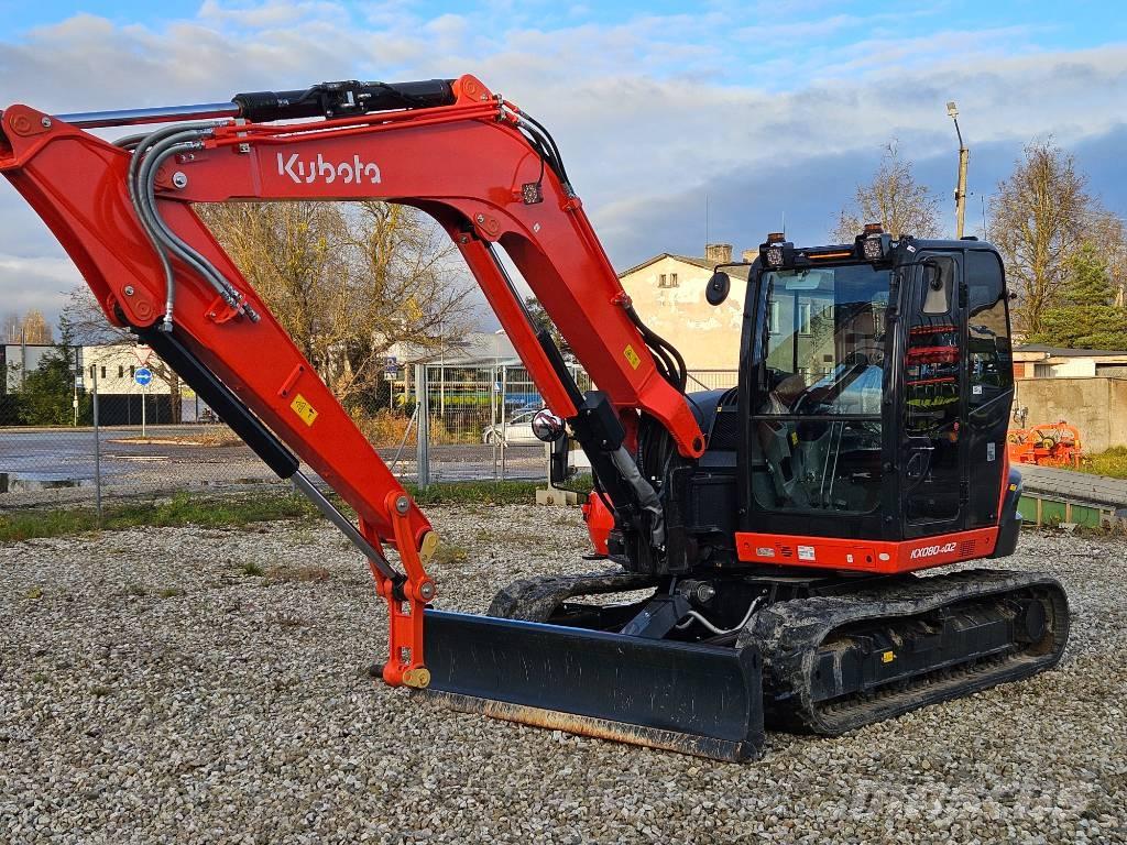 Kubota KX 080-4 Малые экскаваторы 7т-12т
