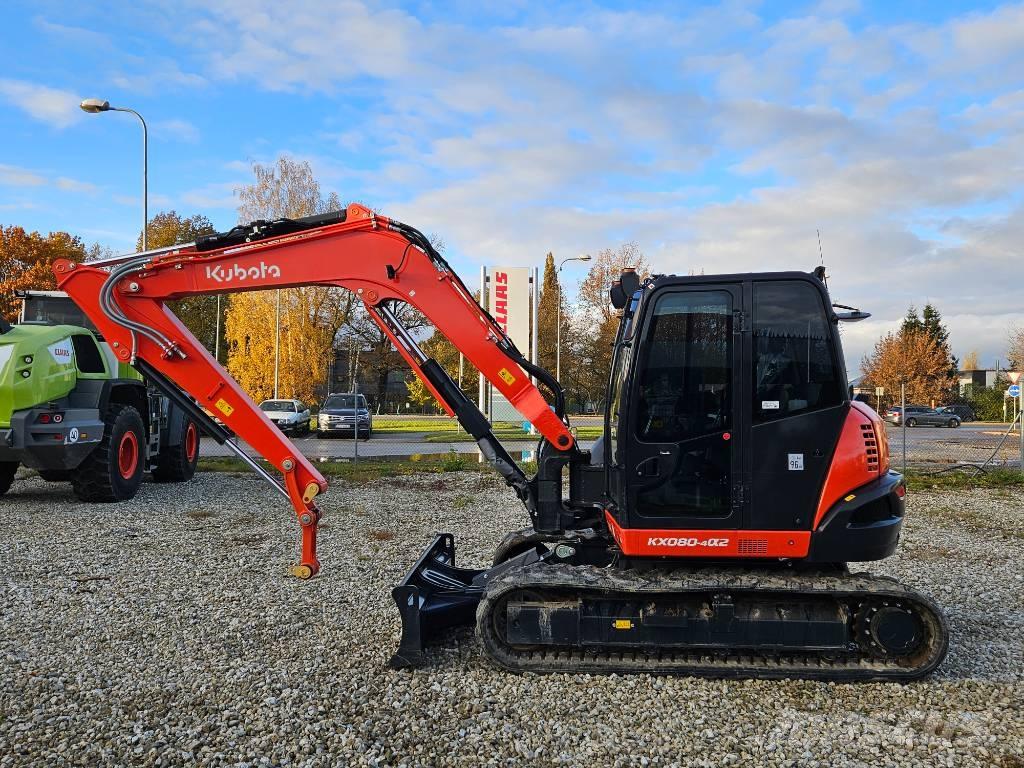 Kubota KX 080-4 Малые экскаваторы 7т-12т