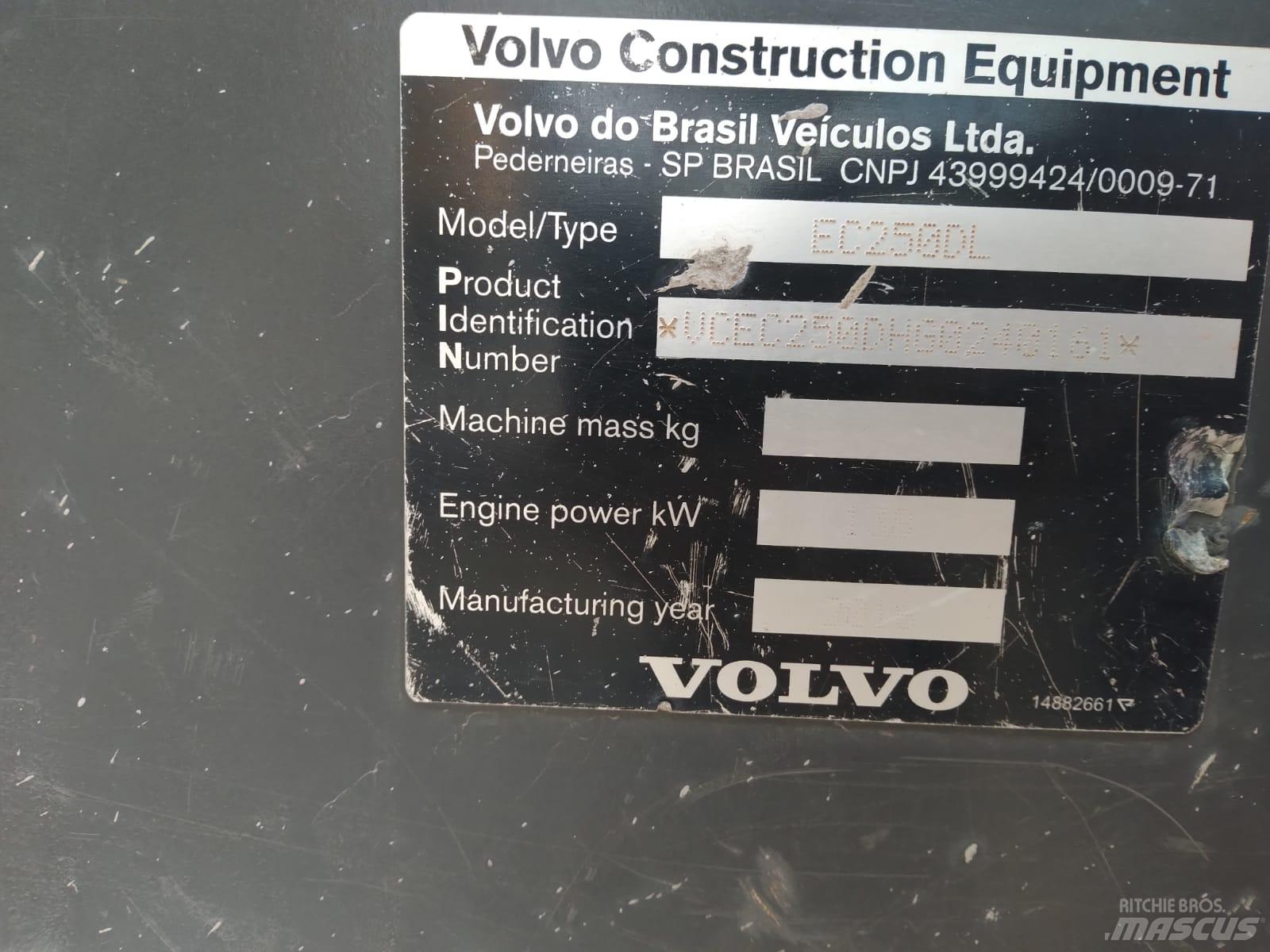 Volvo EC 250 D L Гусеничные экскаваторы