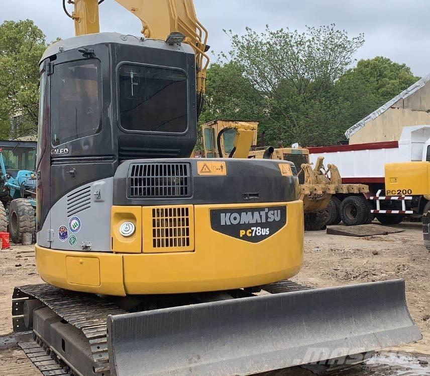 Komatsu pc78us Малые экскаваторы 7т-12т