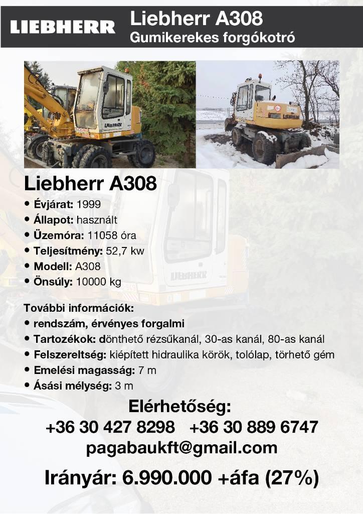 Liebherr A 308 Колёсные экскаваторы