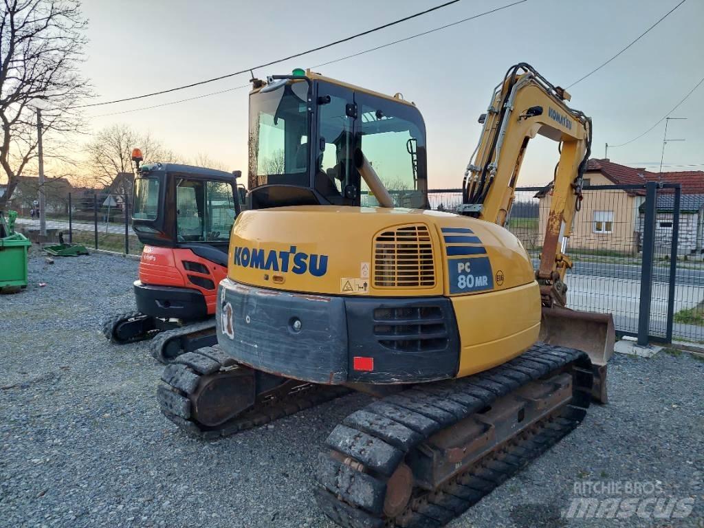 Komatsu PC 80 MR Малые экскаваторы 7т-12т