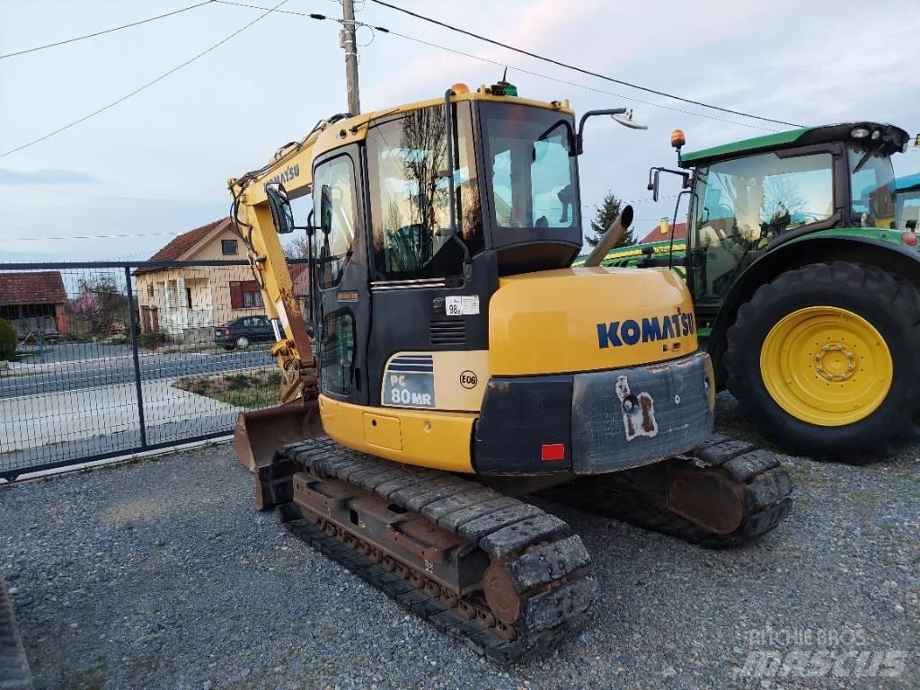 Komatsu PC 80 MR Малые экскаваторы 7т-12т