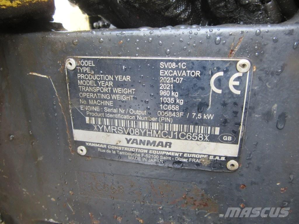 Yanmar SV08 Гусеничные экскаваторы