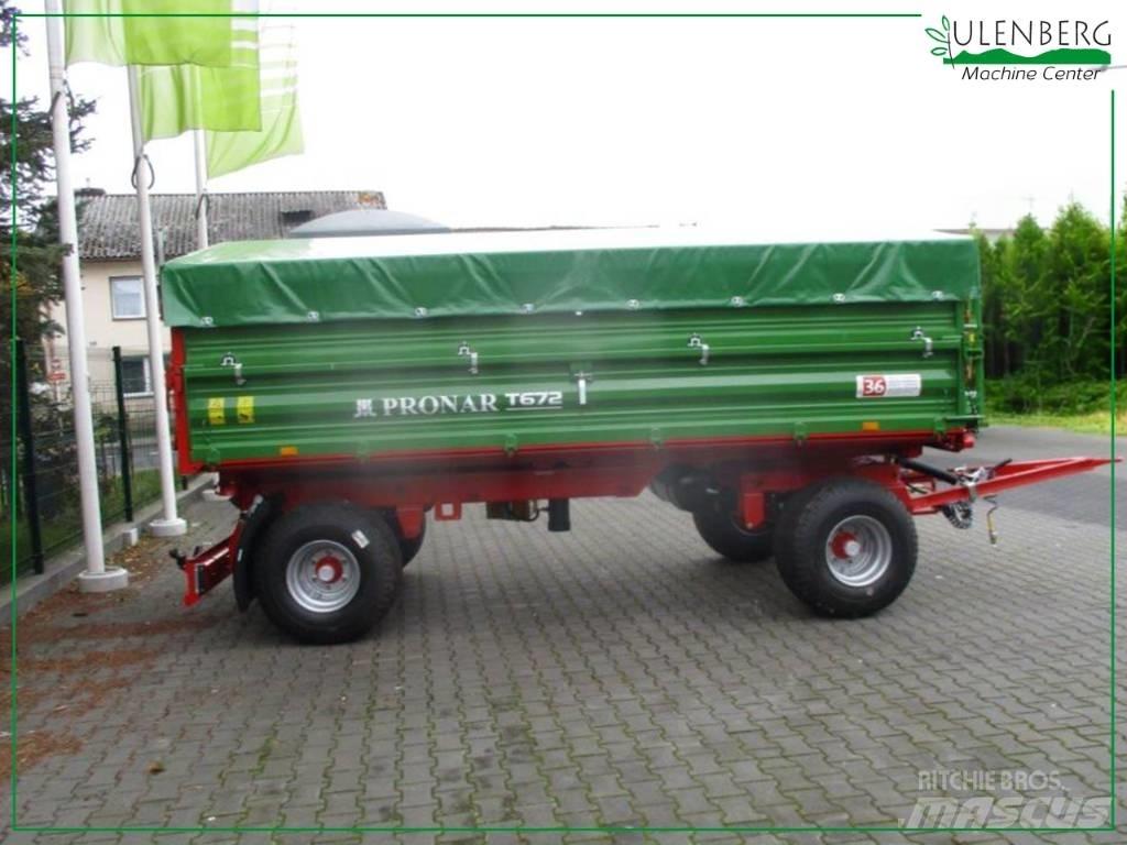 Pronar T 672 Тракторные самосвальные прицепы