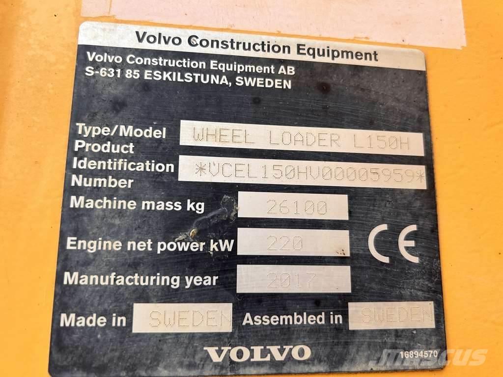 Volvo L150H Фронтальные погрузчики