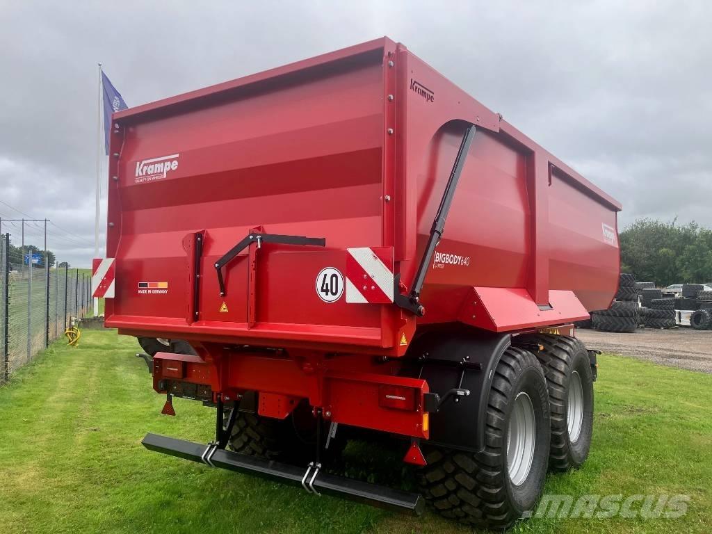 Krampe Big Body 640 Тракторные самосвальные прицепы