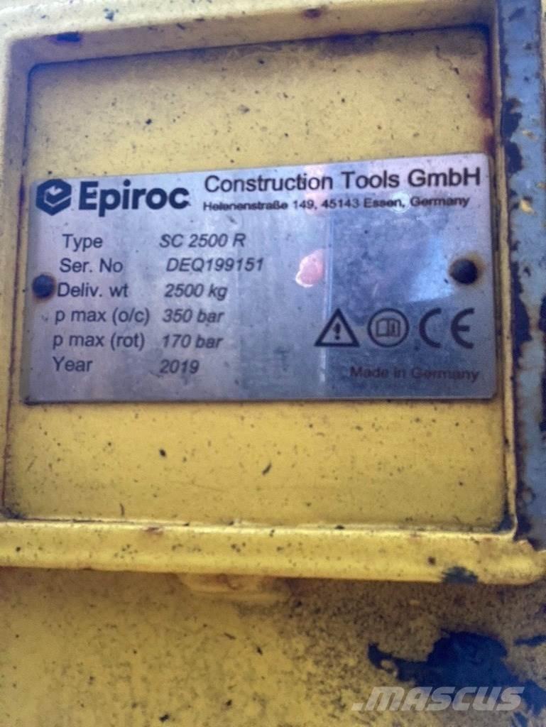 Epiroc SC2500 Навесные резаки асфальта