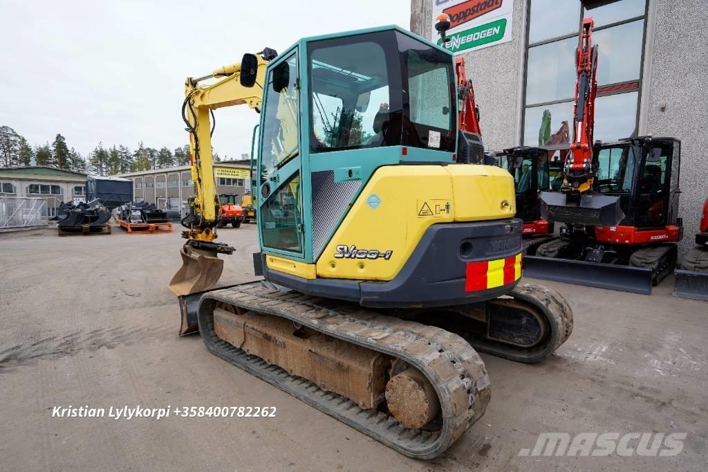 Yanmar SV 100-1 Малые экскаваторы 7т-12т