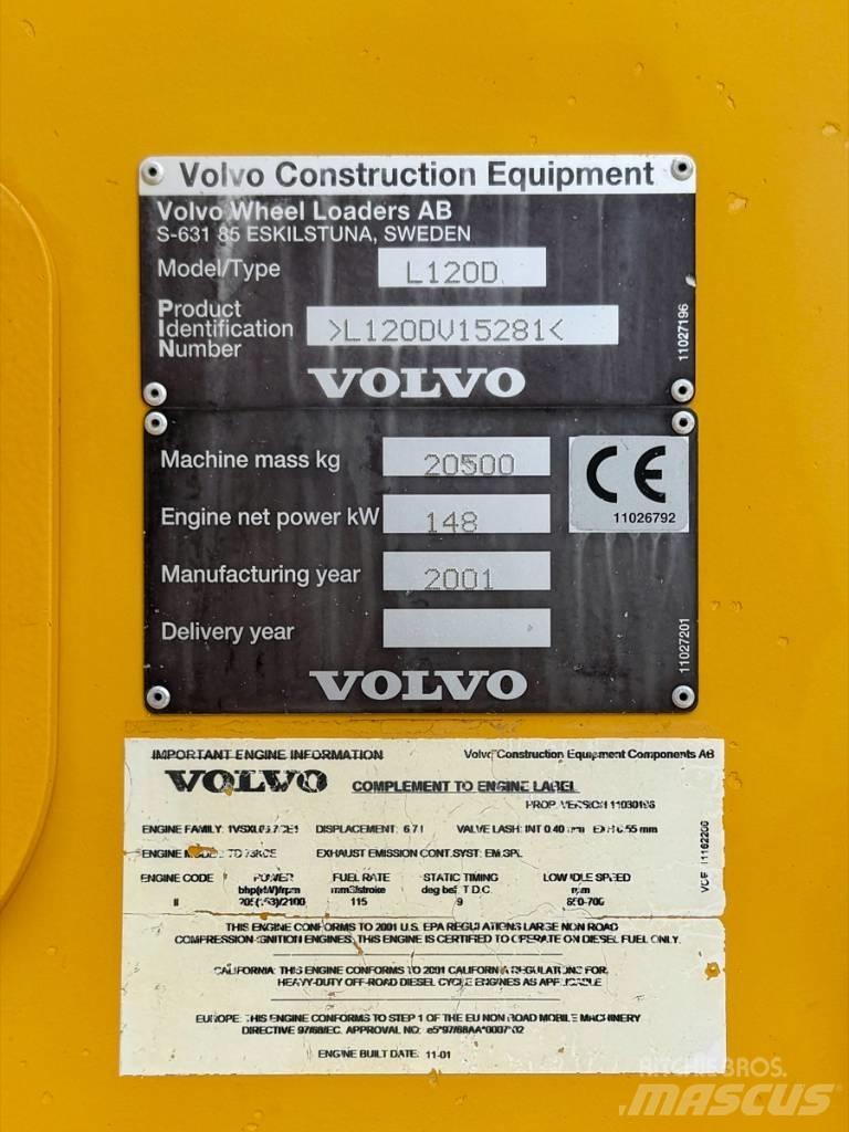 Volvo L 120 D Фронтальные погрузчики