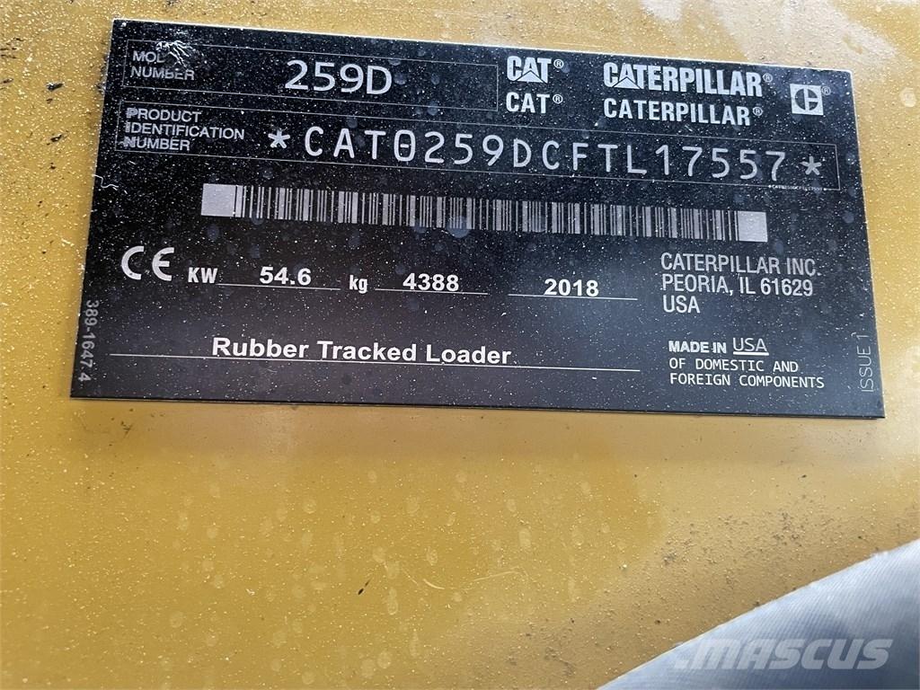 CAT 259D HF Мини-погрузчики