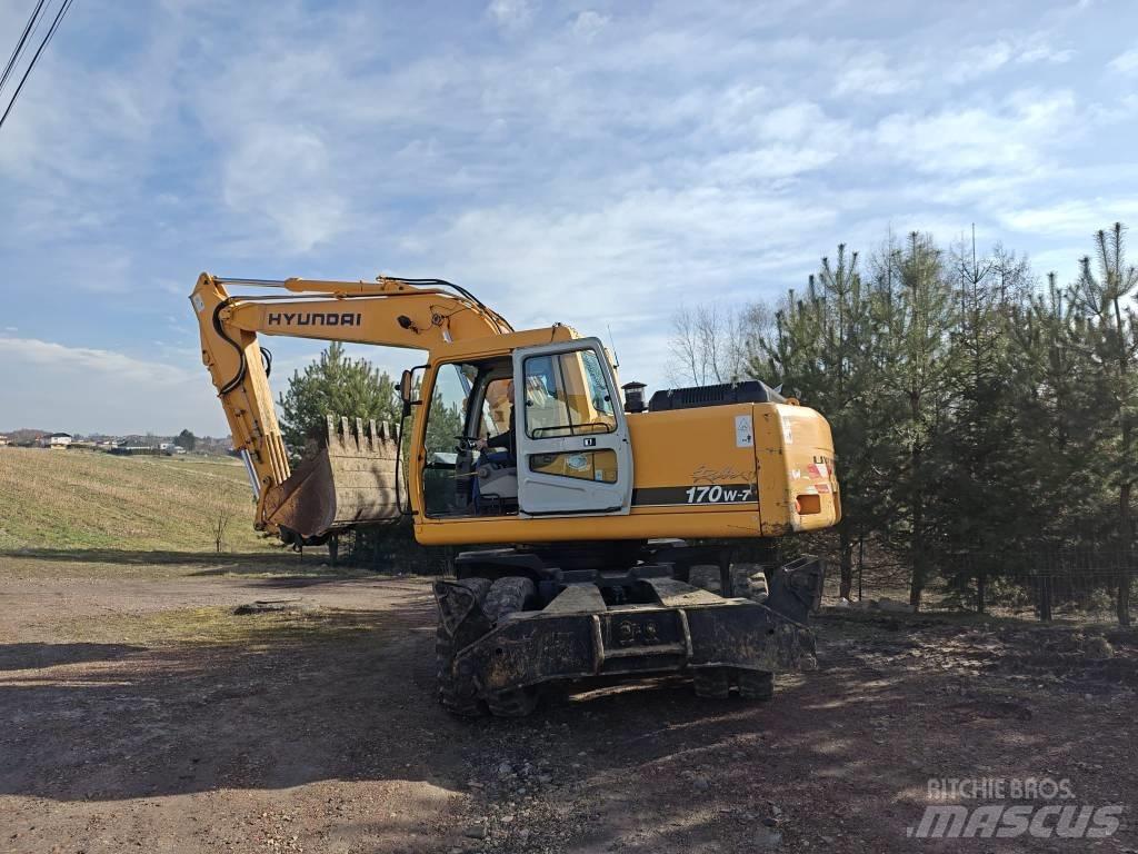Hyundai 170W-7 Колёсные экскаваторы