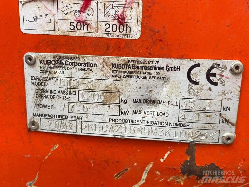 Kubota u10-5 Мини-экскаваторы