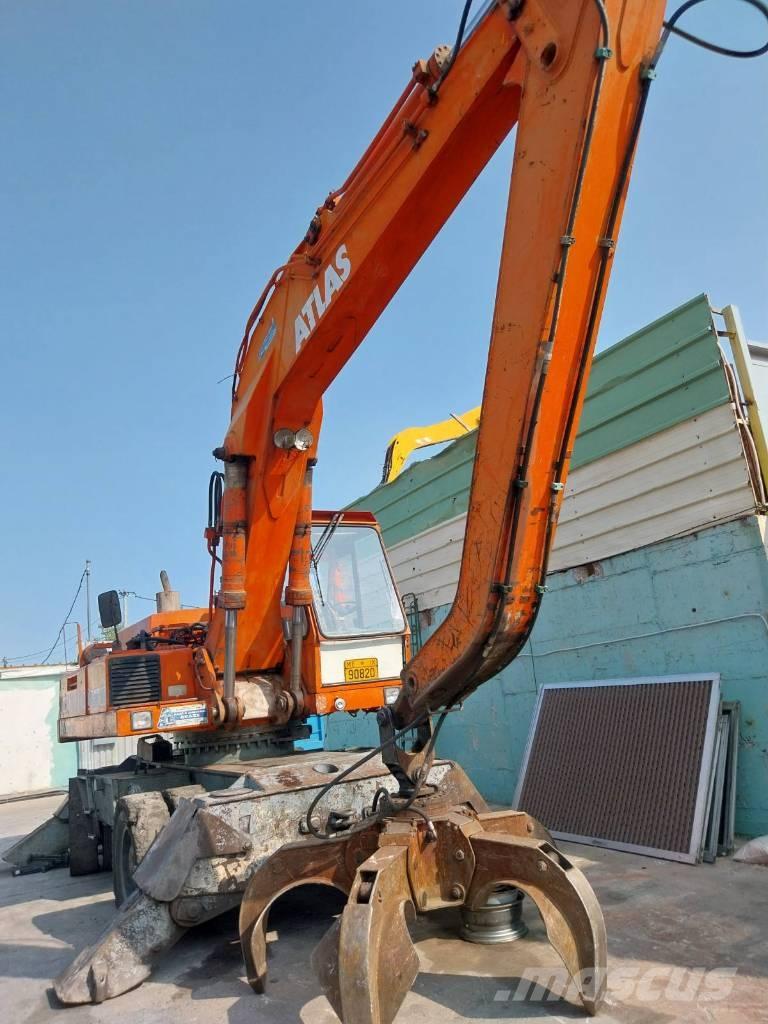 Atlas MOD 1980 Τσαπα Колёсные экскаваторы