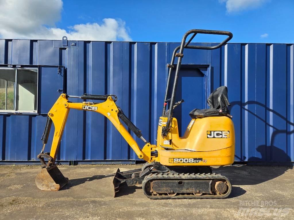JCB 8008 CTS 3 Bkts Мини-экскаваторы