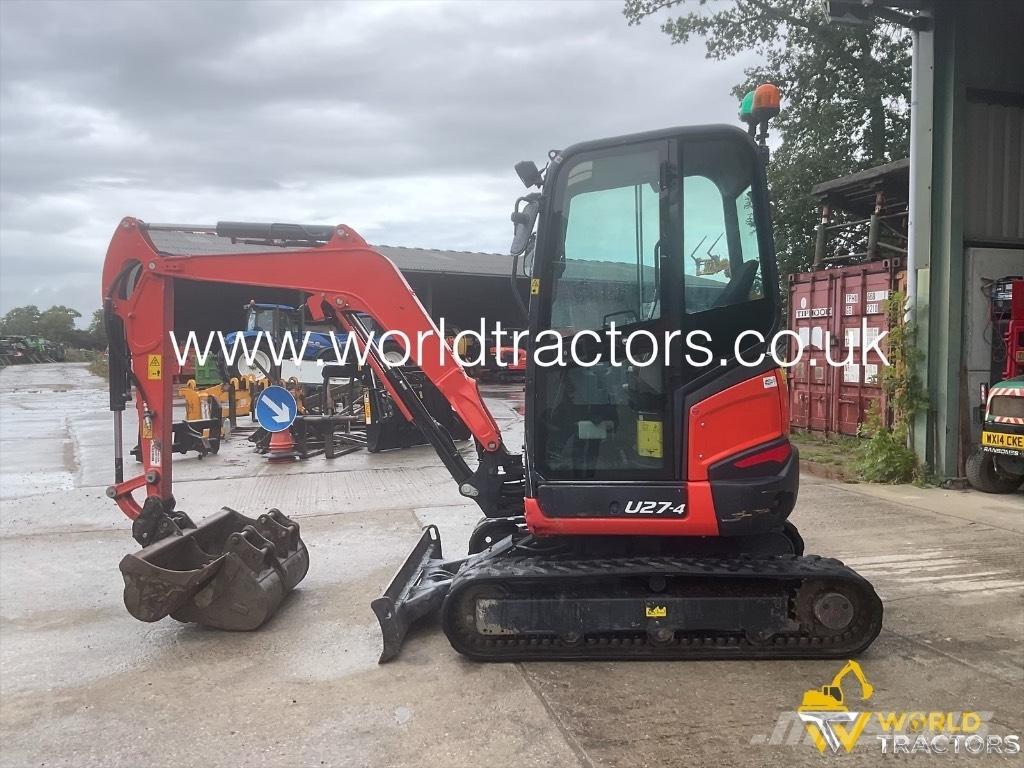Kubota U 27-4 Мини-экскаваторы
