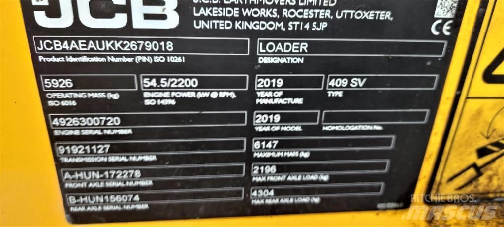 JCB 409 Фронтальные погрузчики