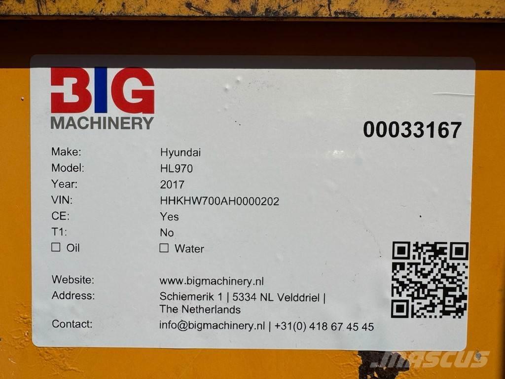 Hyundai HL970 Фронтальные погрузчики