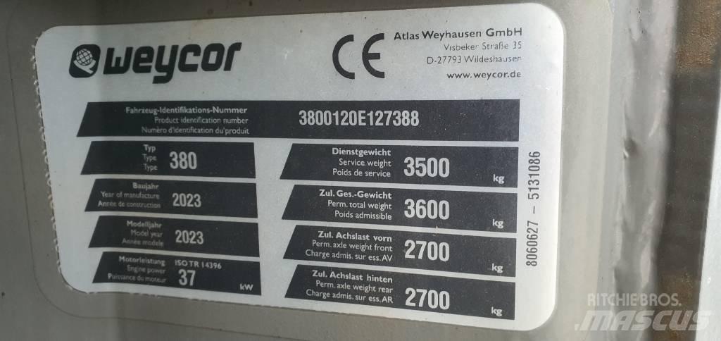 Weycor AR 380 Фронтальные погрузчики