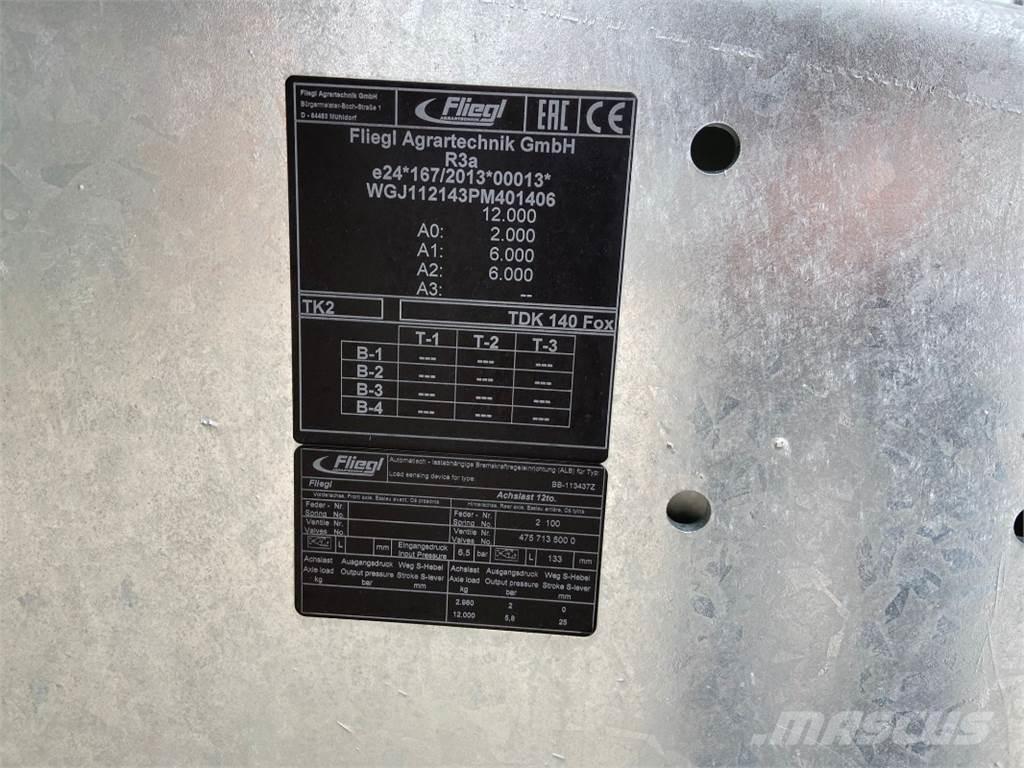 Fliegl TDK 140 FOX Сельхозтехника - Другие