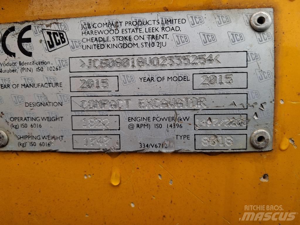 JCB 8018 CTS Мини-экскаваторы