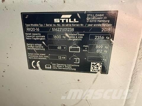 Still RX20-16 Электропогрузчики