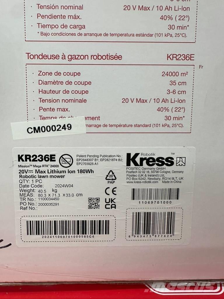 Kress KR236E Газонокосилки-роботы