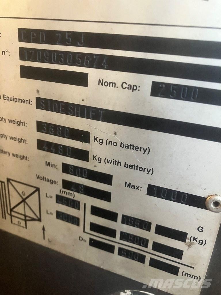 EP heftruck CPD25 Электропогрузчики