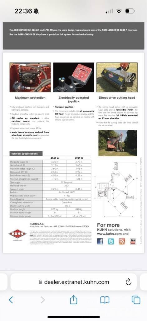 Kuhn E4745 M Другая техника для уборки снега