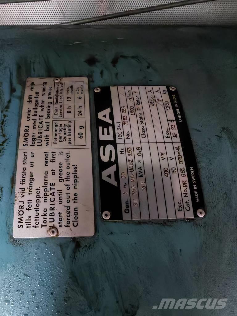Asea 320kVA 295kW Дизельные генераторы