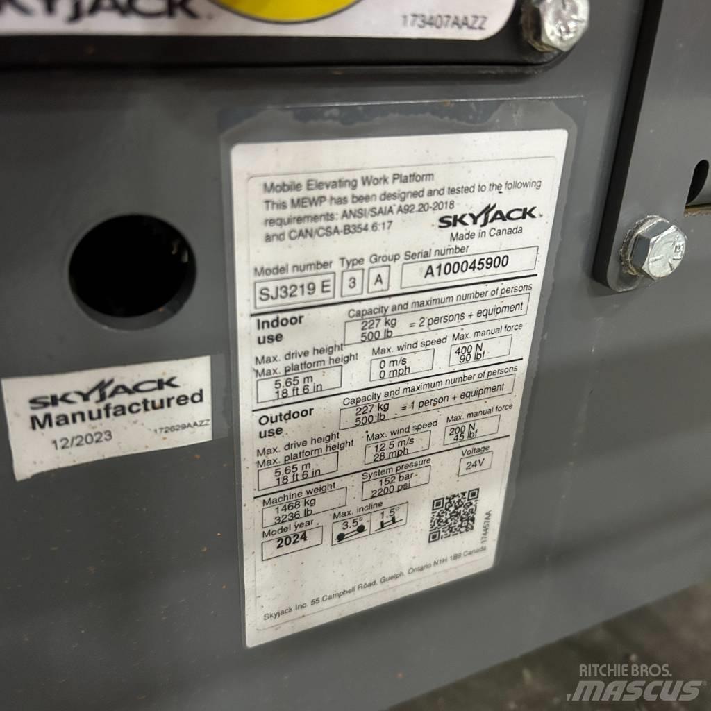 SkyJack SJ 3219 Ножничные подъемники