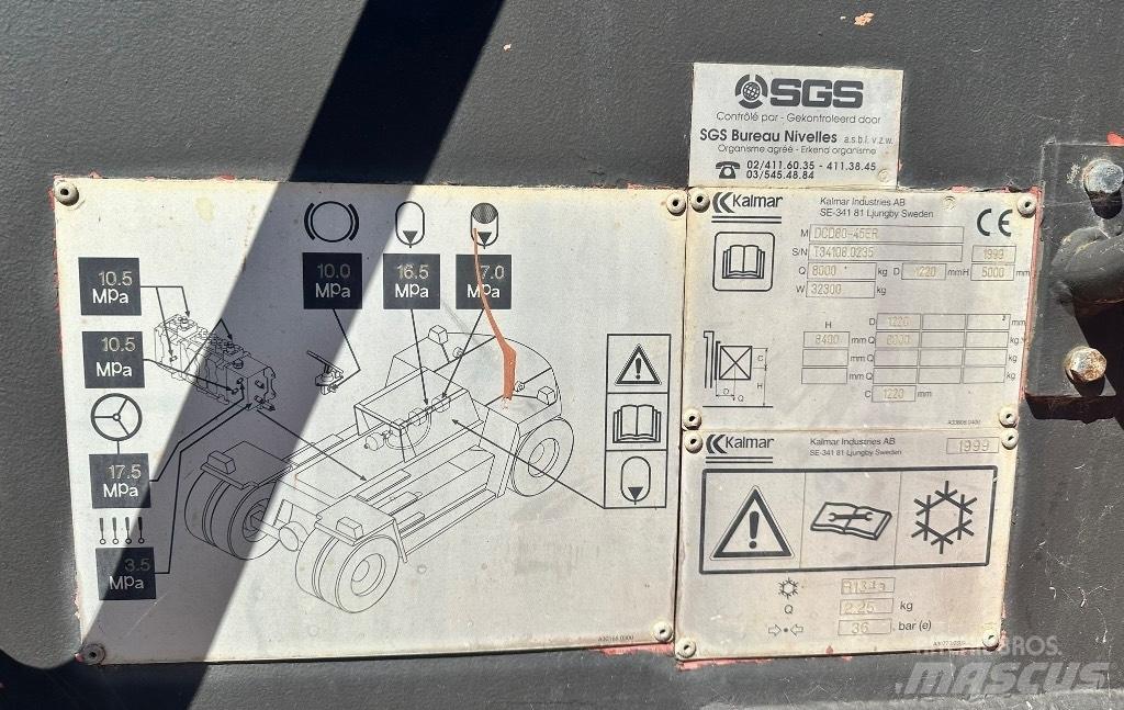 Kalmar DCD 80-45R Дизельные погрузчики