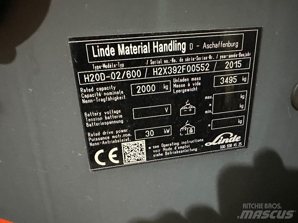 Linde H20D-02 Дизельные погрузчики