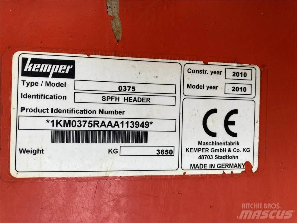 Kemper 375 Компоненты для зерноуборочных комбайнов