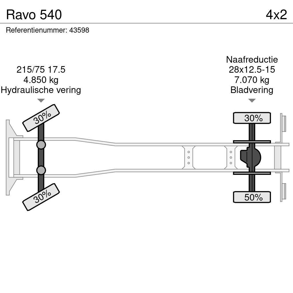 Ravo 540 Уборочные машины