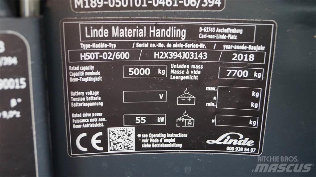 Linde H50T/600 Газовые погрузчики