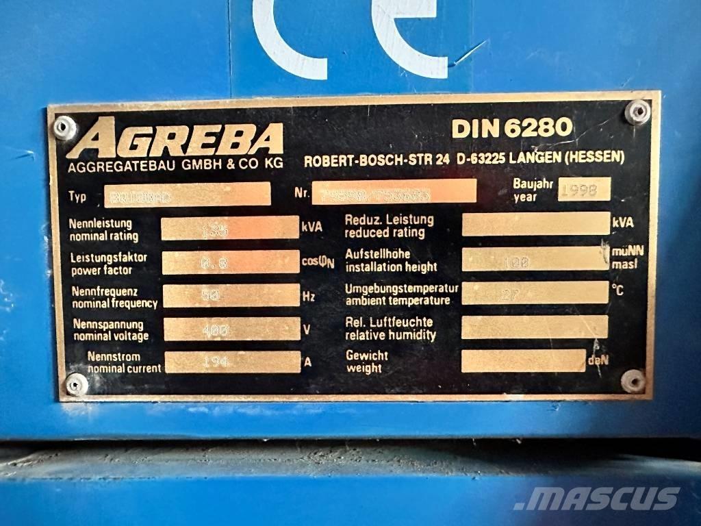 Cummins Agreba Дизельные генераторы