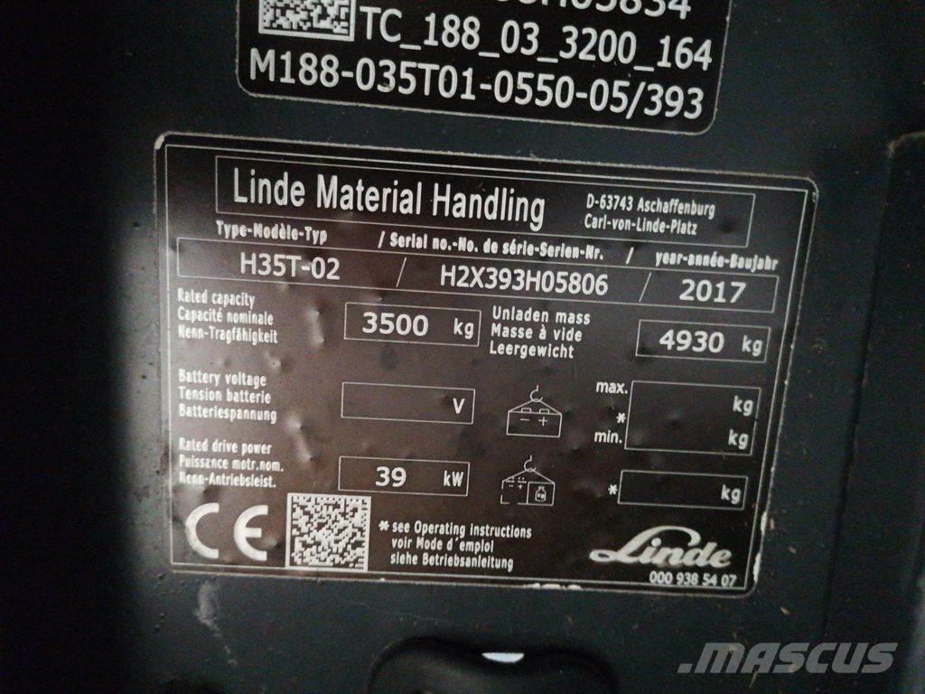 Linde H35T-02 Газовые погрузчики