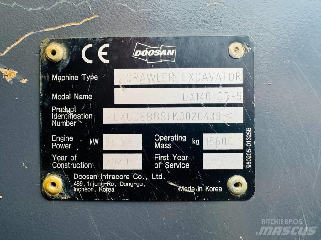 Doosan DX 140 LCR-5 Гусеничные экскаваторы